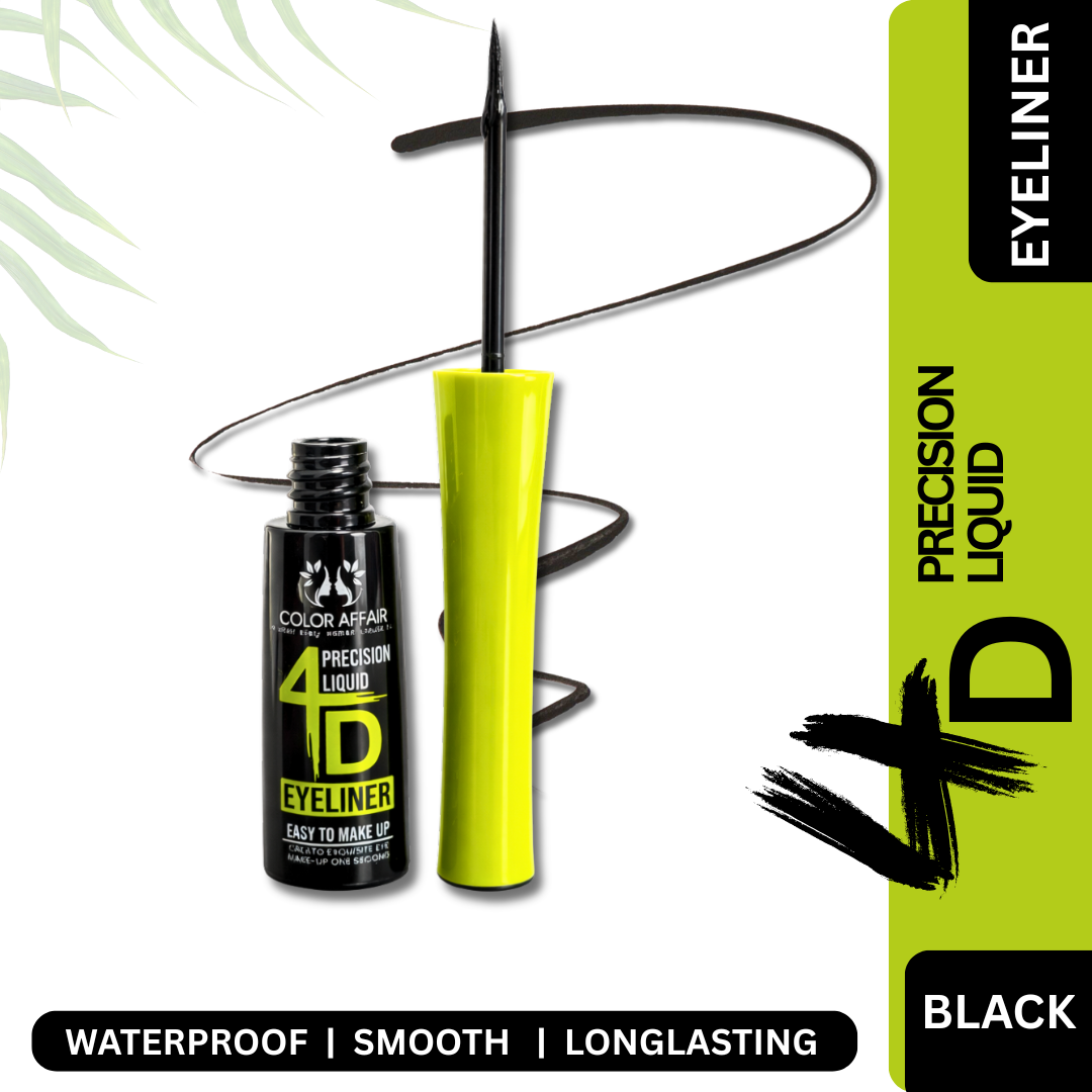 Color Affair 4D Precision Liquid Eyeliner | Waterproof • Smooth • Long-Lasting | 10ml