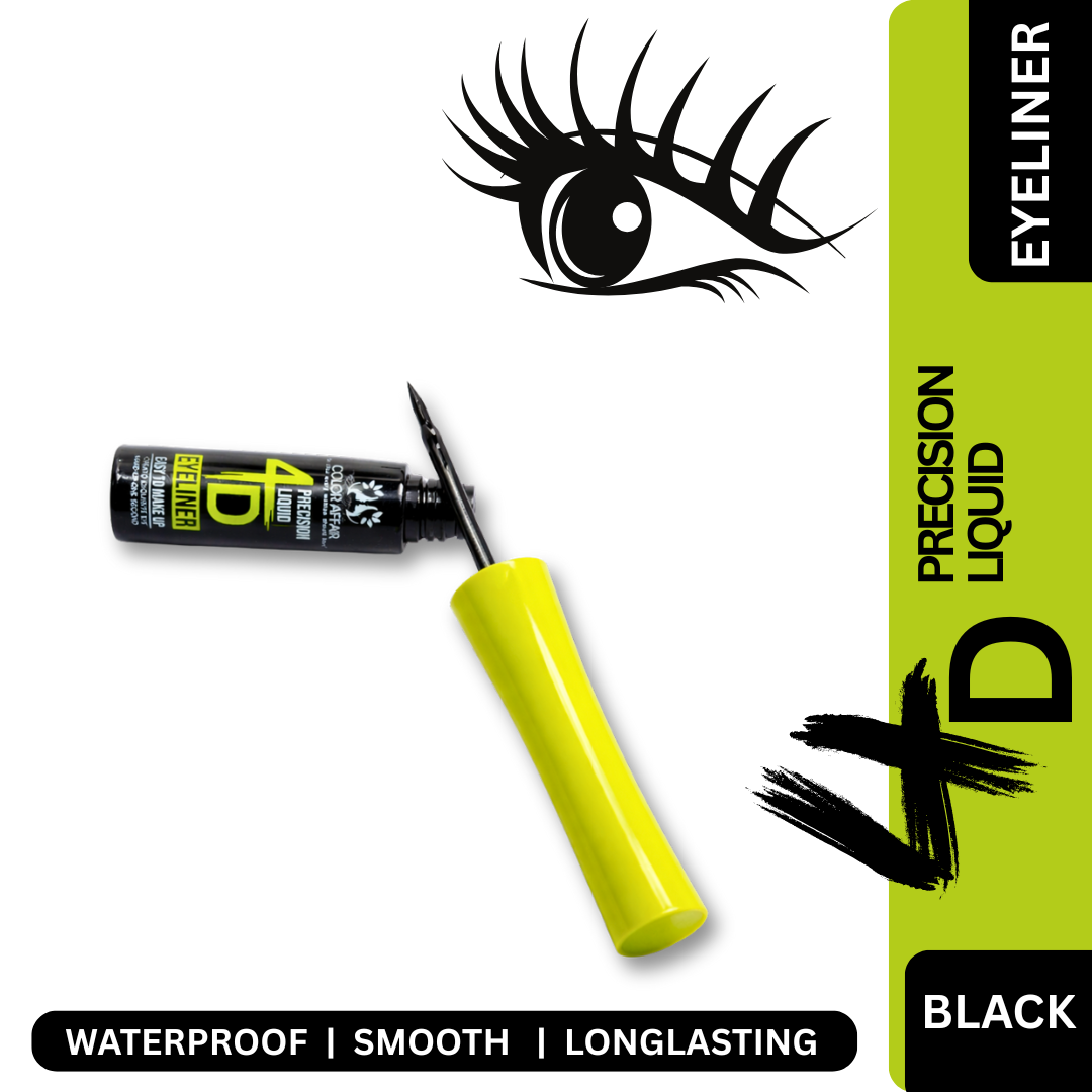 Color Affair 4D Precision Liquid Eyeliner | Waterproof • Smooth • Long-Lasting | 10ml