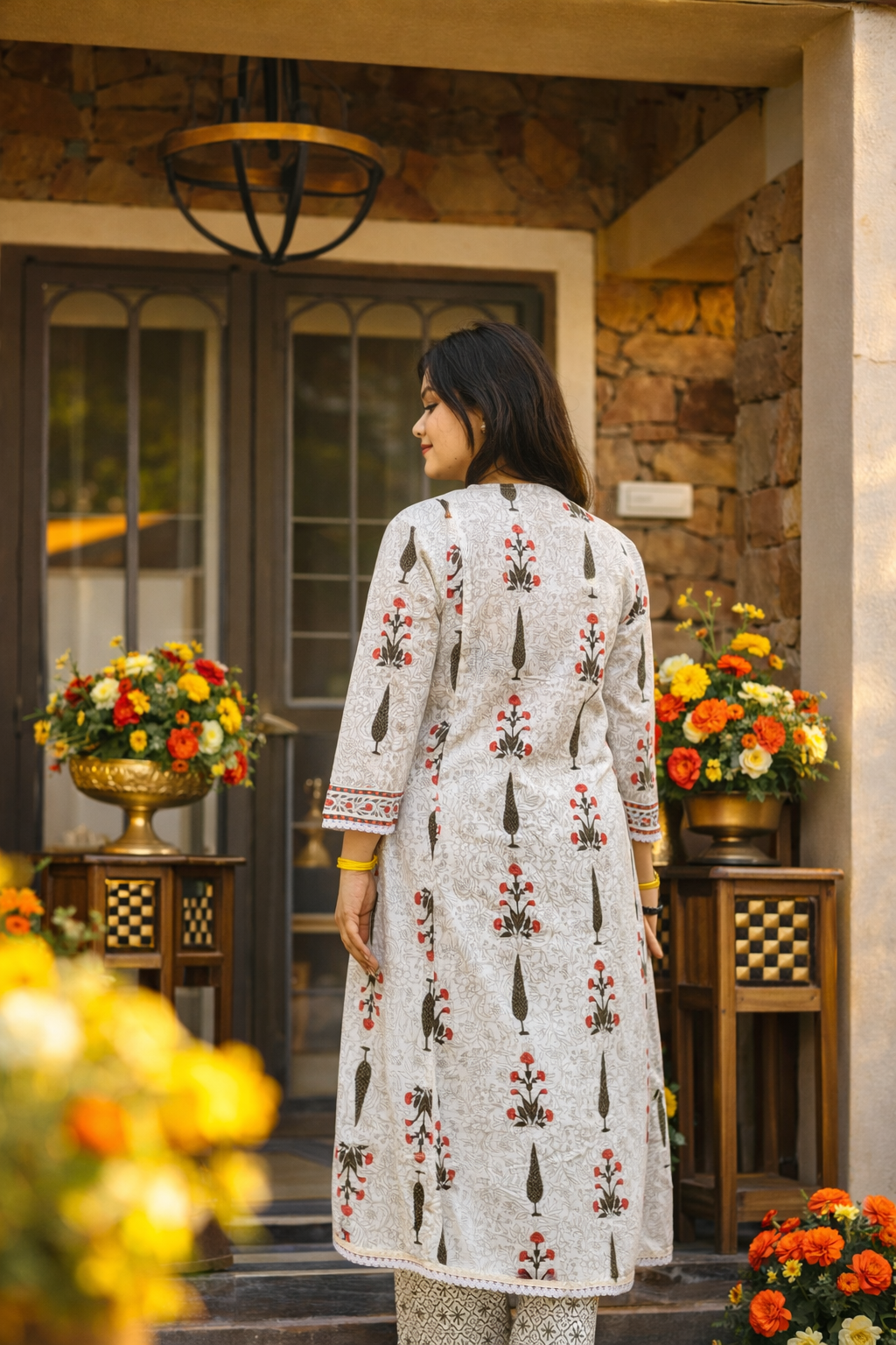 Gulnaar Aura Pink Bandhej Cotton Co-ord Set for Women | Traditional Stylish Ethnic Wear | Sizes S–3XL